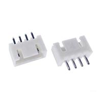 Juego de conectores de carcasa de plástico XH de 2,54 mm, compatible con cableado de 2 pines a 5 pines para desarrollo de placas de pruebas y circuitos (C)