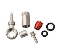 Juego de conectores de manguera de extremo de cable hidráulico para bicicleta para nivel SRAM rojo HRD Elixir ETAP S900, acero plateado