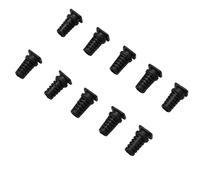Juego de conectores de prensaestopas de goma para cables de herramientas eléctricas, 10 unidades (5 mm-negro)