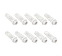 Juego de conectores de prensaestopas de poliamida PA6 V2 10pcs para cables de herramientas eléctricas, cables de taladro eléctrico y aplicaciones de arnés de aviación (blanco)