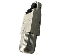 Juego de conectores de red CAT7 de 12 piezas de aleación de zinc de grado industrial con crimpado automático para velocidad de 10 Gbps y compatibilidad de múltiples cables
