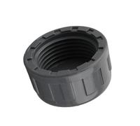 Juego de conectores de tubería de PVC gris - 10 piezas de 1/2 pulgada a 1 pulgada con tapa/conector en T for riego de jardín - Unión de rosca hembra de PVC(Blue,1/2in)