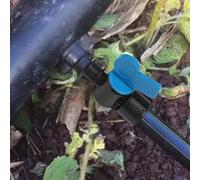 Juego de conectores de tubería y válvula de bola de 16 mm para riego por goteo, prevención de fugas y seguridad (50 piezas)