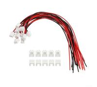 Juego de conectores JST XH 2 de 54 mm, 10 piezas de alambre y cable de 24 pines macho hembra 24AWG con 2 pines, 3 pines y 4 pines para cableado de dispositivos electrónicos (2p)