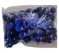 Juego de conectores neumáticos de empuje rápido for uso Industrial, 50 Uds., manguera de tubo 4/6/8/10/12, accesorios de conector de piezas neumáticas de aire(50pcs bag)