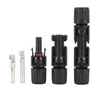 Juego de conectores solares para paneles solares, sistema fotovoltaico, 30 A, 50 A, 1000 VCC, 1500 VCC (1500 V50 A)