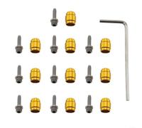 Juego de conexión de frenos hidráulicos, 10 piezas, color verde oliva e inserción con llave para SRAM Red 22 para RIVAL para FORCE S700, herramienta de montaje de tubo de corte de bicicleta (dorado)