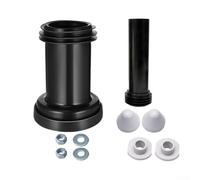 Juego de conexión de inodoro de pared para Geberit para 152.426.46.1 Inodoros colgantes ABS PP Kit de drenaje de metal con sello de goma reforzado