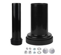 Juego de conexión para inodoro de pared, diámetro de tubo de polietileno 90/110, longitud 180 mm, con doble junta especial, accesorios de montaje, compatible con Geberit 152.426.46.1