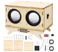 Juego de construcción de altavoces, juego de construcción electrónica, juego de bricolaje, experimentos de madera, experimentos de ciencia, cajas de experimentos, juguetes STEM, ideas de regalo