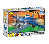 Juego de construcción de avión Cobi Patrol de 115 piezas altamente coleccionable