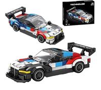 Juego de construcción de coche deportivo para BMW M4 GT3, 385 bloques de sujeción MOC Auto Supersportwagen Bloques de construcción, modelo de coche de carreras Technic, juguete de construcción