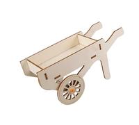 Juego de construcción de coches de empuje de rompecabezas de madera creativo para estudiantes que exploran la mecánica Carro de empuje de madera Rompecabezas de juguete científico para ingeniería y