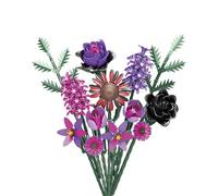 Juego de construcción de Flores, Ramo de Flores Silvestres, Ramo de Flores Artificiales, Compatible con la colección Lego Botanical para Adultos, Mesa de Comedor, decoración de Sala de Estar, Oficina