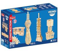 Juego de construcción de Madera, 300 Piezas, Juego Infantil a Partir de 3 años, Juego de Equilibrio Creativo, Modelos incluidos, Fabricado en Francia, 8303