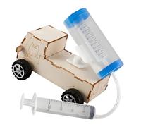 Juego de construcción de modelo de vehículo de lanzamiento de proyectiles de madera, juguete de aprendizaje práctico para estudiantes, aprender principios de ingeniería, experimentos científicos