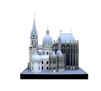 Juego de construcción de papel de la catedral de Aquisgrán, arquitectura histórica para construir uno mismo para adultos aficionados