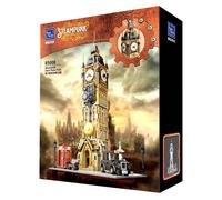 Juego De Construcción De Torre De Reloj Steampunk
