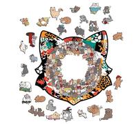 Juego De Construcción Felino - Un Juego De Montaje Complejo, Piezas Decorativas Fantasías, Entretenimiento Resistente para Adultos Y Cumpleaños, Ideal para Fiestas De Cumpleaños Y A