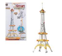 Juego de construcción metal torre eiffel 447 piezas smart theory