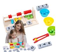 Juego de conteo de números y asociación de colores, para niños a partir de 3 años, casa de guarderías