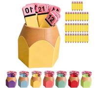 Juego de conteo numérico (del 1 al 30) con soporte: incluye tablero reutilizable para organización del aula y tarjetas asociación numérica; herramienta de aprendizaje secuencias matemáticas (#4)