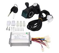 Juego de Controlador de Velocidad de Motor Eléctrico de 24V Y 1000W, Controlador de Cepillo de Motor,Juego de Acelerador de Pulgar,Accesorios para Bicicleta Eléctrica Y Scooter