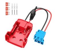 Juego de conversión de adaptador de corriente de batería de 18 V, 12 AWG, conectores de arnés de cableado con fusibles para un adaptador de corriente mejorado seguro para juguete