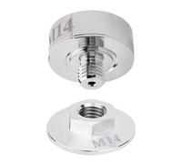 Juego de conversión de ejes de acero M14 con tuerca de bloqueo para amoladora de ángulos X