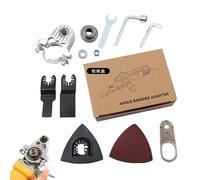 Juego De Convertidor De Amoladora Angular: Kit De Conversión De Adaptador De Amoladora Angular Multifunción, Juego De Hojas De Sierra Oscilantes Con Amoladoras De Repuesto, Herramienta De Modificación