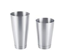 Juego de copas de cóctel NIMOA, acero inoxidable, barra coctelera resistente y duradera, herramienta de cocina para el hogar(Color primario de acero inoxidable)