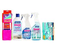 Juego de copas de cristal de 500 ml + spray de cristal de 500 ml + cristal de 750 ml
