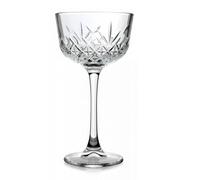 Juego de copas de cristal premium de 5,4 oz, cristalería sin plomo con corte de diamante for cócteles, champán, martini, postres