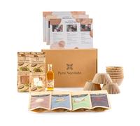 «Juego de copas de mantequilla de cacahuete de Pure Xocolate DIY: hacer chocolates veganos tú mismo - regalo ideal de chocolate para Navidad, cumpleaños o para hacer tú mismo