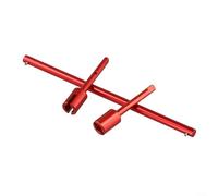 Juego de copas de metal para chasis Tamiya TT02, mejora de eje de hélice de aluminio ligero (juego rojo)