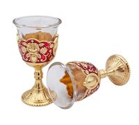 Juego de copas de vino altas: copas para tostado real, cops estilo palacio, cristalería decorativa con forma majestuosa | Vasos de celebración para bodas, Navidad, hogar, cocina, jardín, creación de