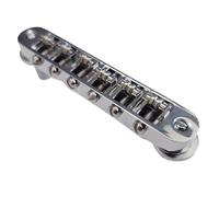 Juego de cordal for puente de montura con ruedas for guitarra, for estilo Tune-O-Matic, cromado for ABR for LP for piezas de repuesto de guitarras eléctricas SG(Bridge)