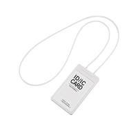 Juego de cordón retráctil y tarjetero, protector de tarjetas de impermeable, funda para empleados, profesores y estudiantes, rollo de credencial de identidad