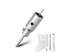 Juego de coronas perforadoras de 35MM con adaptador SDS plus de 110mm y broca centradora de 8x110mm, corona perforadora para cajas eléctricas para mampostería y hormigón