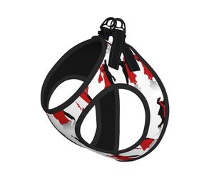 Juego de correa ajustable con estampado de baile de salón para gatos y perros, chaleco de malla suave y transpirable con diseño reflectante, correa a prueba de fugas para mascotas pequeñas