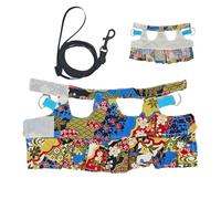 Juego De Correa De Arnés Ajustable para Reptiles - Chaleco A Prueba De Escape para Dragón Barbudo, Lagarto, Conejillo De Indias, Hurón, Animal Pequeño, Cuerda De Tracción para Entrenamiento Al A