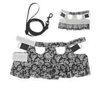 Juego De Correa De Arnés Ajustable para Reptiles - Chaleco A Prueba De Escape para Dragón Barbudo, Lagarto, Conejillo De Indias, Hurón, Animal Pequeño, Cuerda De Tracción para Entrenamiento Al A