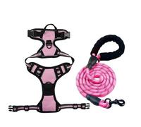 Juego de correa para el pecho para mascotas, correa retráctil de nailon grande para perro, correa de pecho segura y cómoda para pasear perros, varios tamaños y colores son opcionales.