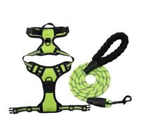 Juego de correa para el pecho para mascotas, correa retráctil de nailon grande para perro, correa de pecho segura y cómoda para pasear perros, varios tamaños y colores son opcionales.