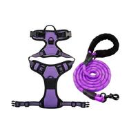 Juego de correa para el pecho para mascotas, correa retráctil de nailon grande para perro, correa de pecho segura y cómoda para pasear perros, varios tamaños y colores son opcionales.