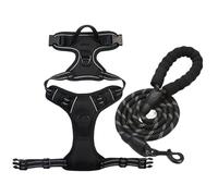 Juego de correa para el pecho para mascotas, correa retráctil de nailon grande para perro, correa de pecho segura y cómoda para pasear perros, varios tamaños y colores son opcionales.