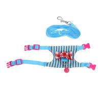 Juego de Correas de arnés de hámster, Correa de Pecho, A S | Cómodo para cobayas, hurones, chinchillas, hámster, mascotas aire, cuerda ajustable, animales pequeños
