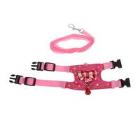 Juego de Correas de arnés de hámster, Correa de Pecho, D M | Cómodo para cobayas, hurones, chinchillas, hámster, mascotas aire, cuerda ajustable, animales pequeños