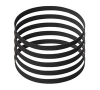 Juego de correas de repuesto de 5 mm de ancho para tocadiscos de goma para unidades de CDROM y reproductores portátiles, repuesto plano para grabadora de casete, goma para reproductor