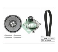 Kit de correa trapezoidal acanalada con polea cigüeñal 529 0488 20 INA para BMW